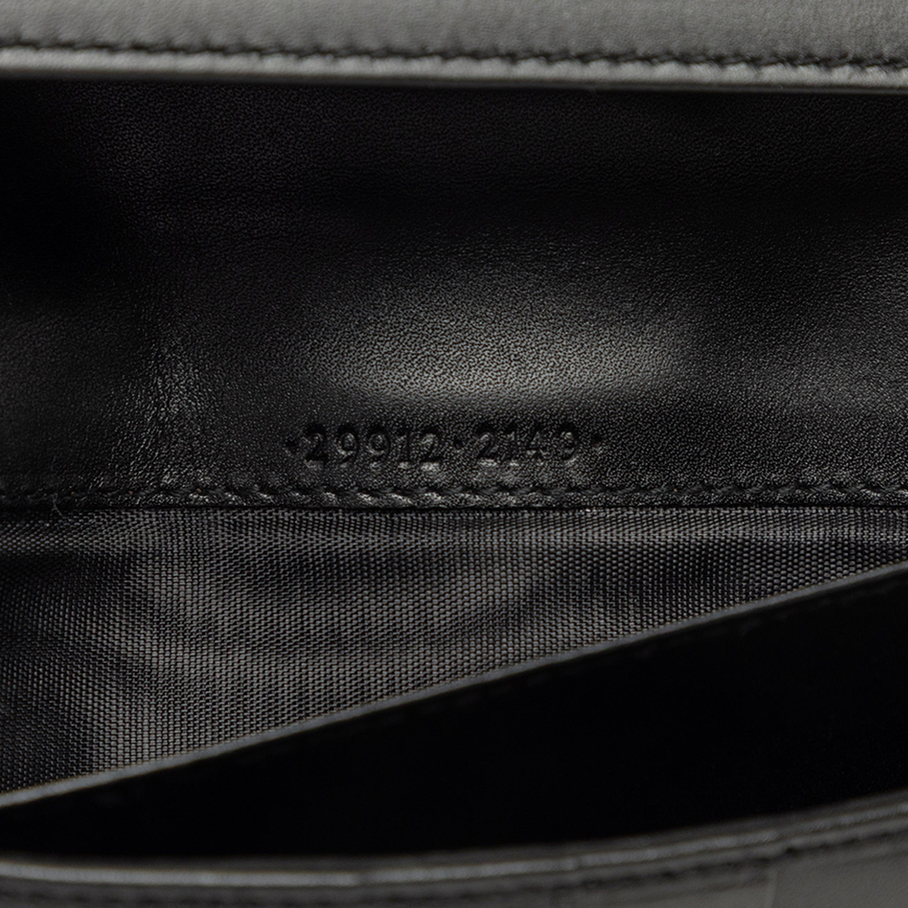 Pre-Loved Gucci Canvas and Leather Web Continental Wallet - Picture 7 of 8